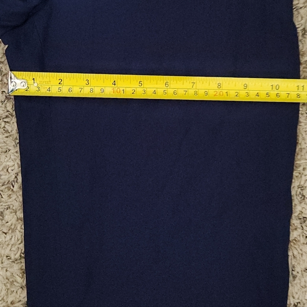 Draper James Navy Wide-Leg Sailor-Style Pants with Gold Buttons - Picture 14 of 14